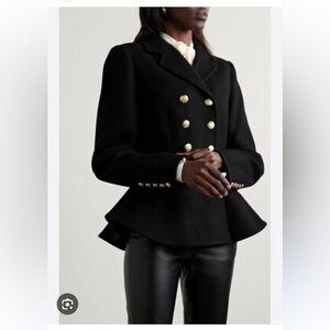 LoveShackFancy Morrow Wool-Blend -Double- Breasted Jacket